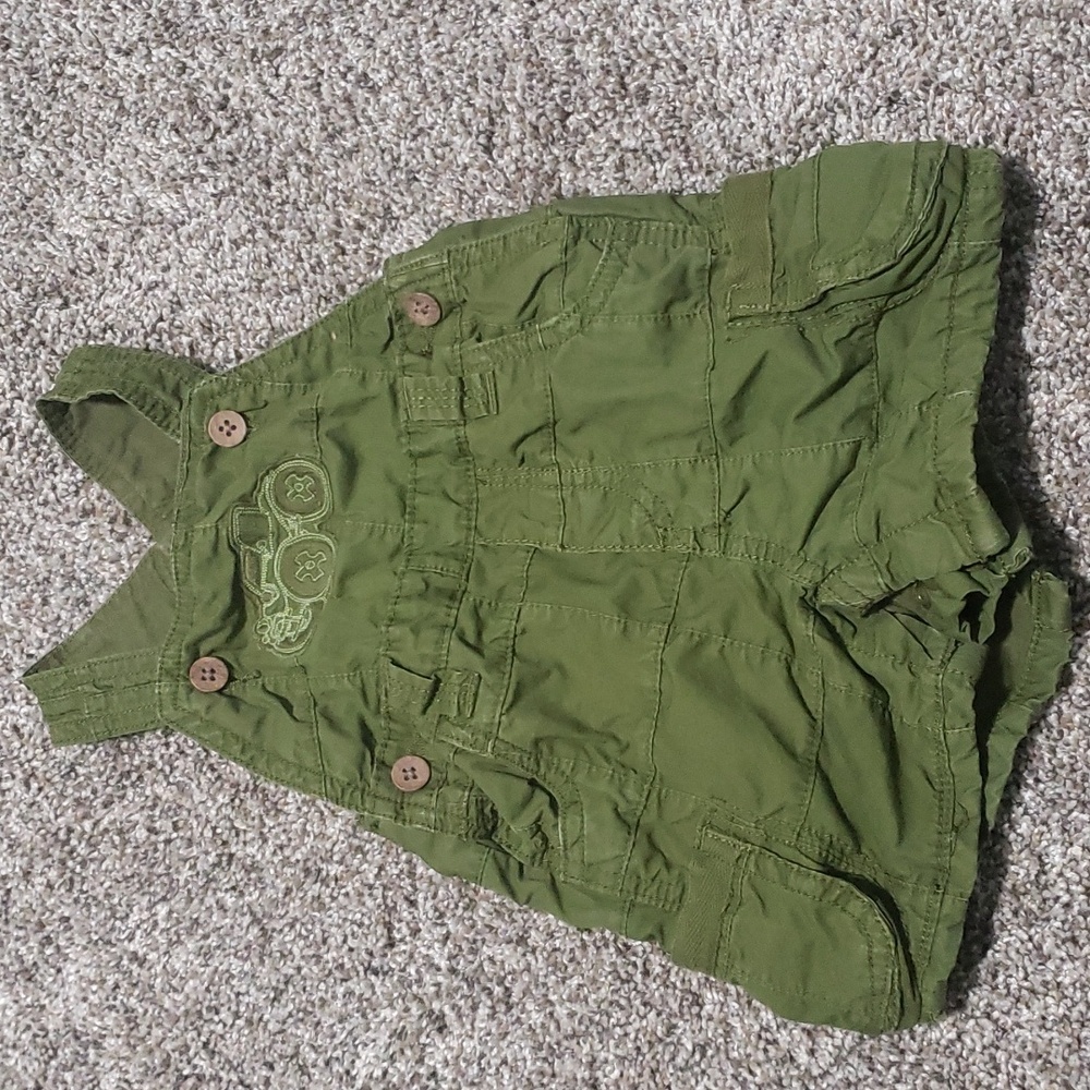 Forest Green Overalls